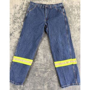 Big Bill Mens Reflective Denim Work Jeans 36x30 Reflective